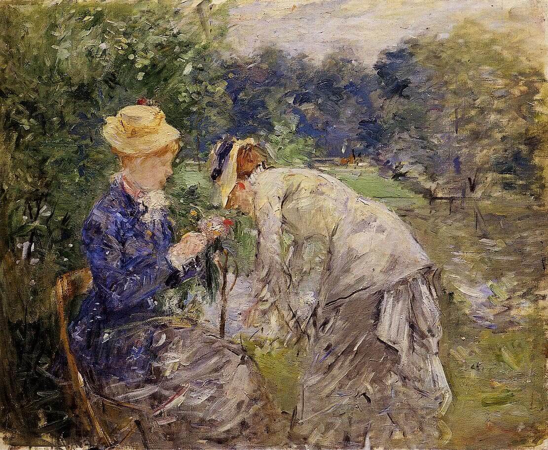 &ldquo;In the Bois de Boulogne&rdquo; by Berthe Morisot